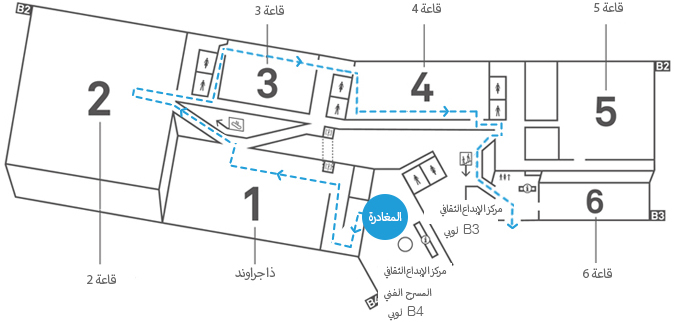 تفسير المعارض في مركز الإبداع الثقافي