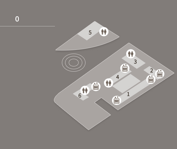 1st Floor: Democracy Plaza and ACC Culture Exchange locations