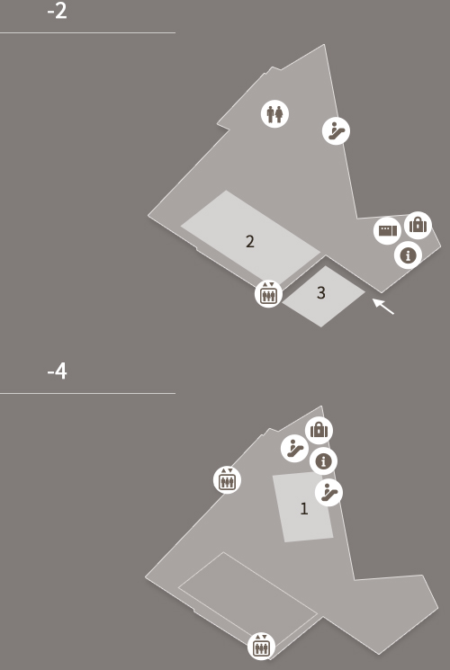 B2, B4 : ACC Theater locations